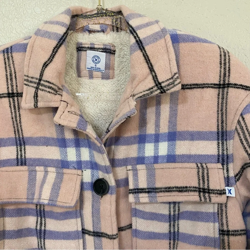 Hurley Rose Lilac Short Shacket - Picture 4 of 5